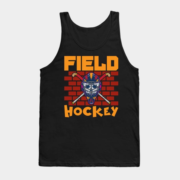 Field Hockey Tank Top by maxcode